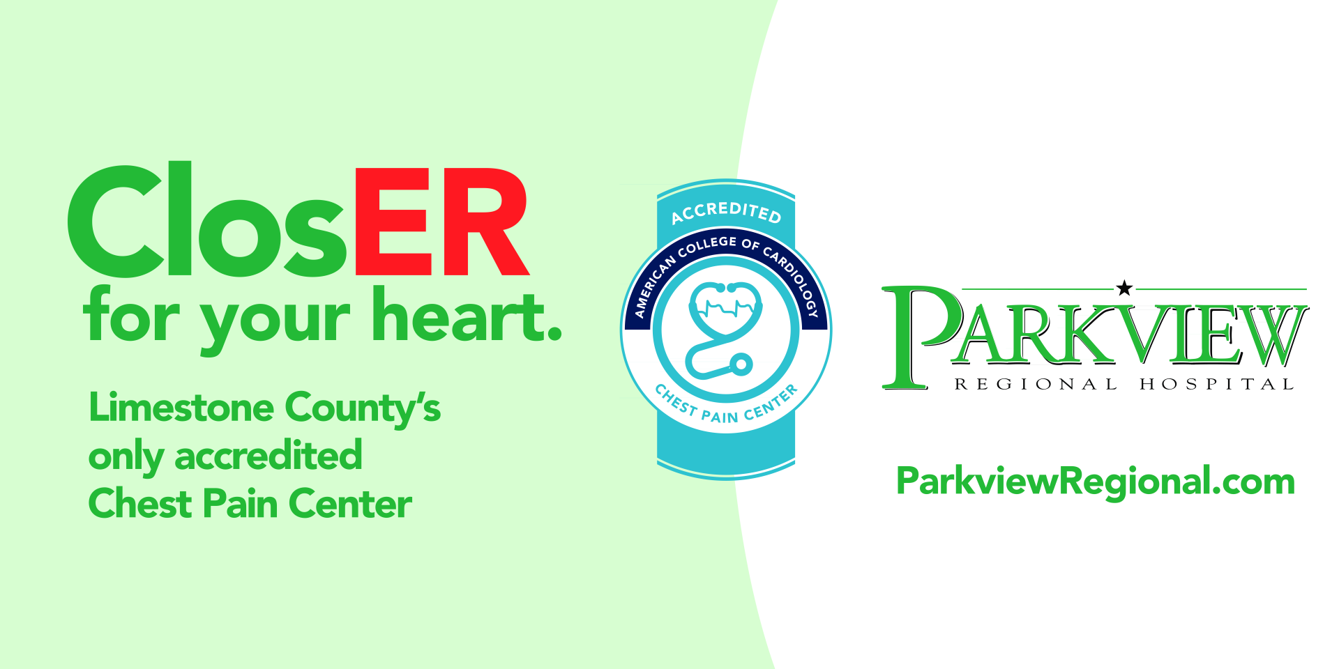 Limestone county - only accrediated chest pain center